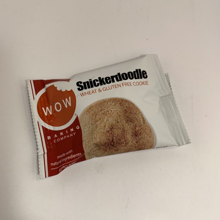 SnackSack Gluten Free April 2019 - Wow Cookie Front