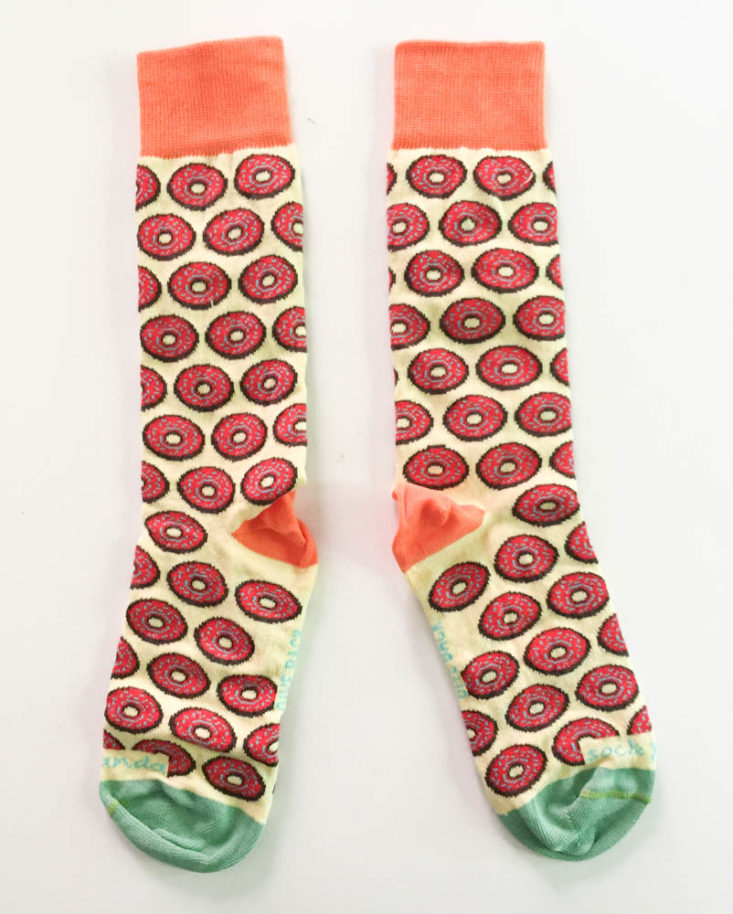 Sock Panda Men April 2019 - Small Donut Socks Side