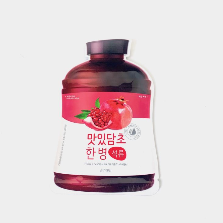 Sooni Pouch May 2019 - A’Pieu Pomegranate Vinegar Mask