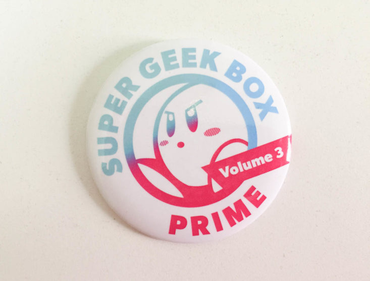 Super Geek Box Prime Spring 2019 - Button