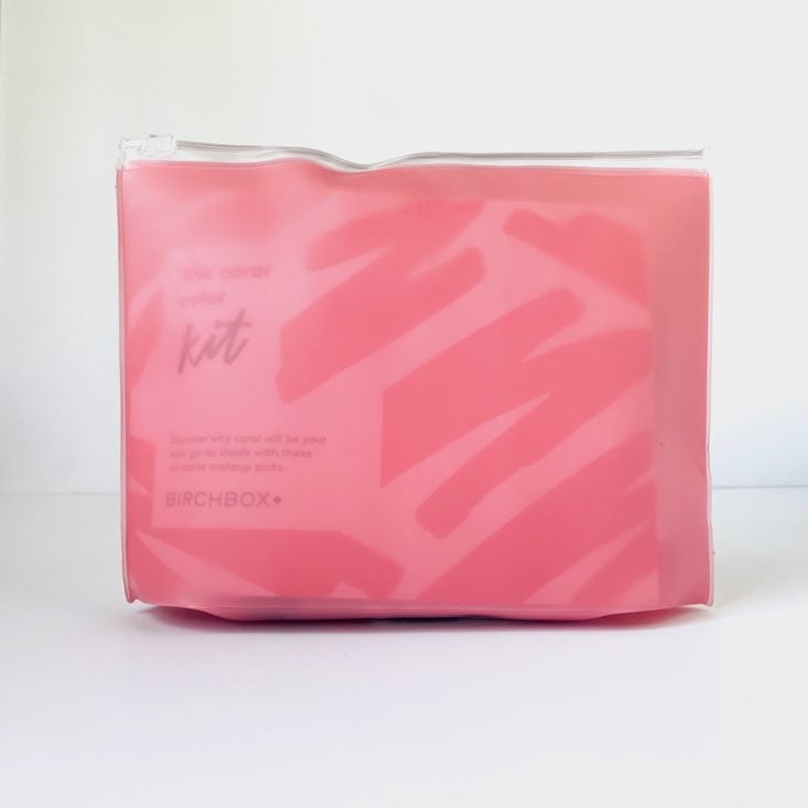 The Birchbox Coral Color Kit May 2019 - Birchbox Coral Bag