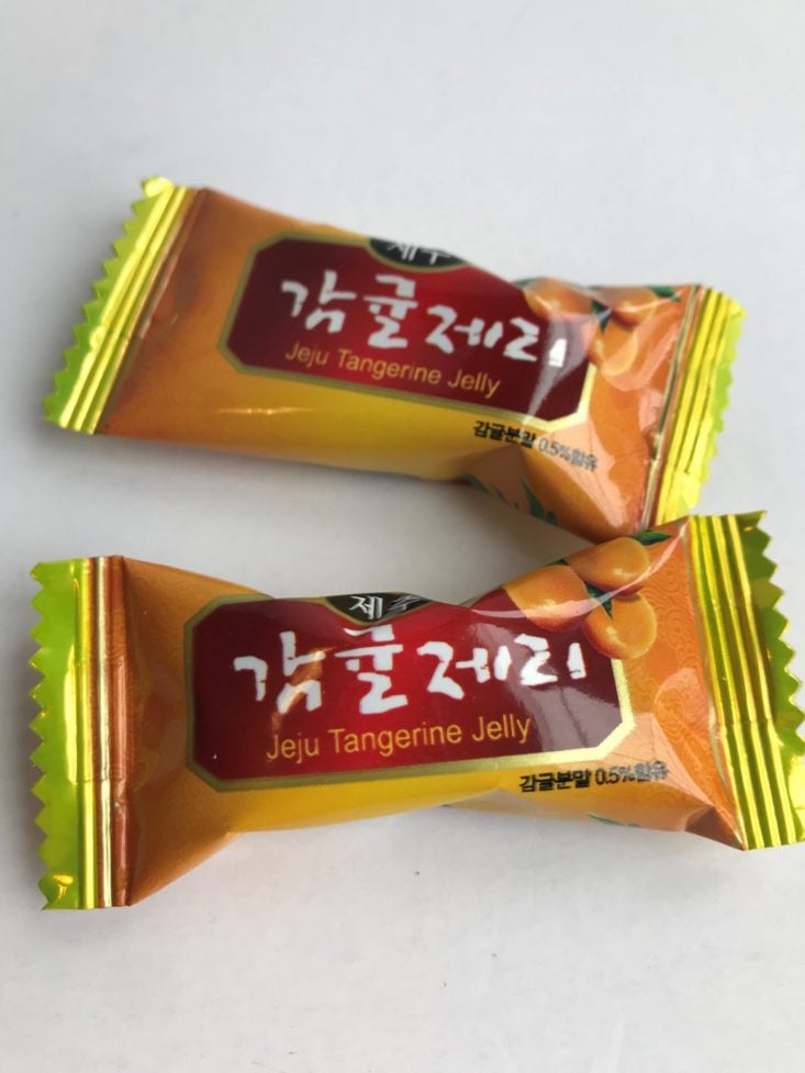 Universal Yums “South Korea” May 2019 - Jeju Tangerine Jelly Gummy Top
