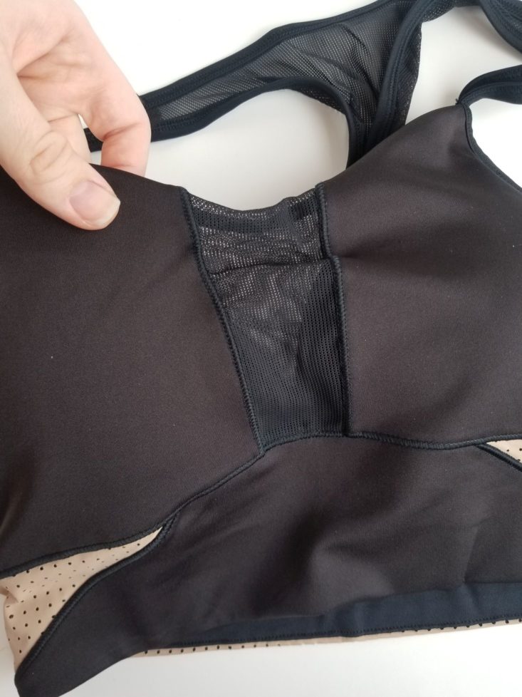 Wantable Fitness May 2019 sports bra front close up 