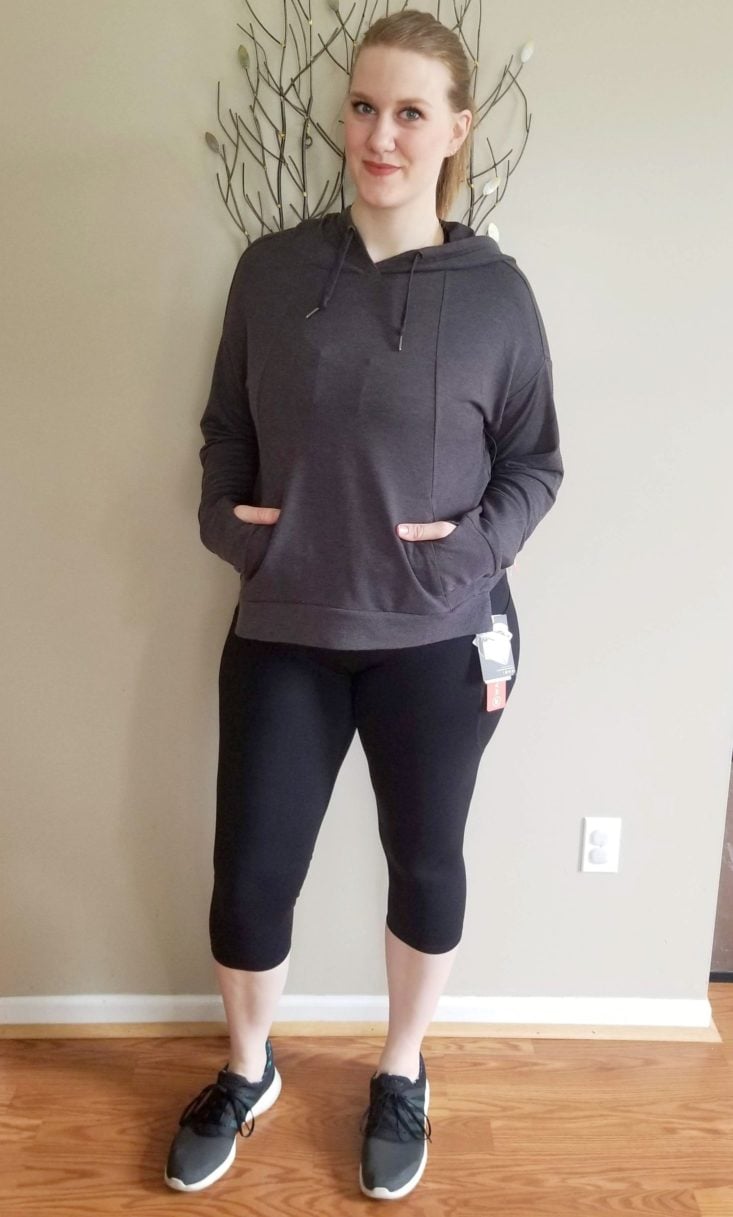 Wantable Fitness May 2019 hoodie pockets