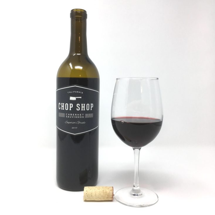 Winc Wine of the Month Review April 2019 - CHOP SHOP FULL BOTTLE + GLASS