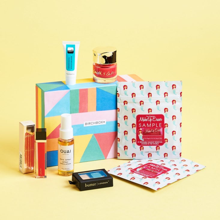 Birchbox Curated 3 June 2019 beauty box review all contents