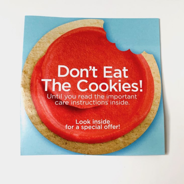 Cheryl’s Cookie of the Month June 2019 - Info Card Close Top