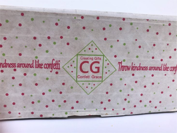 Confetti Grace June 2019 - Side Of Box