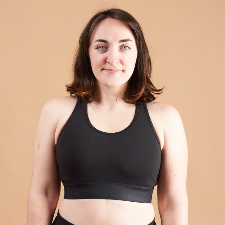 Fabletics May 2019 review black sports bra