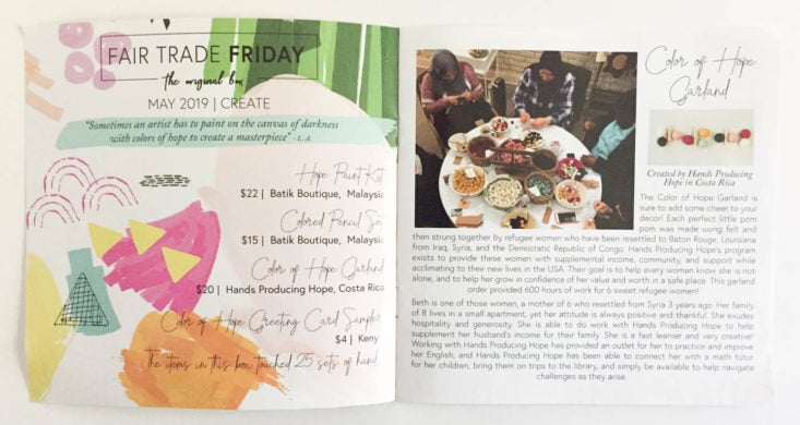 Fair Trade Friday May 2019 - Booklet 2