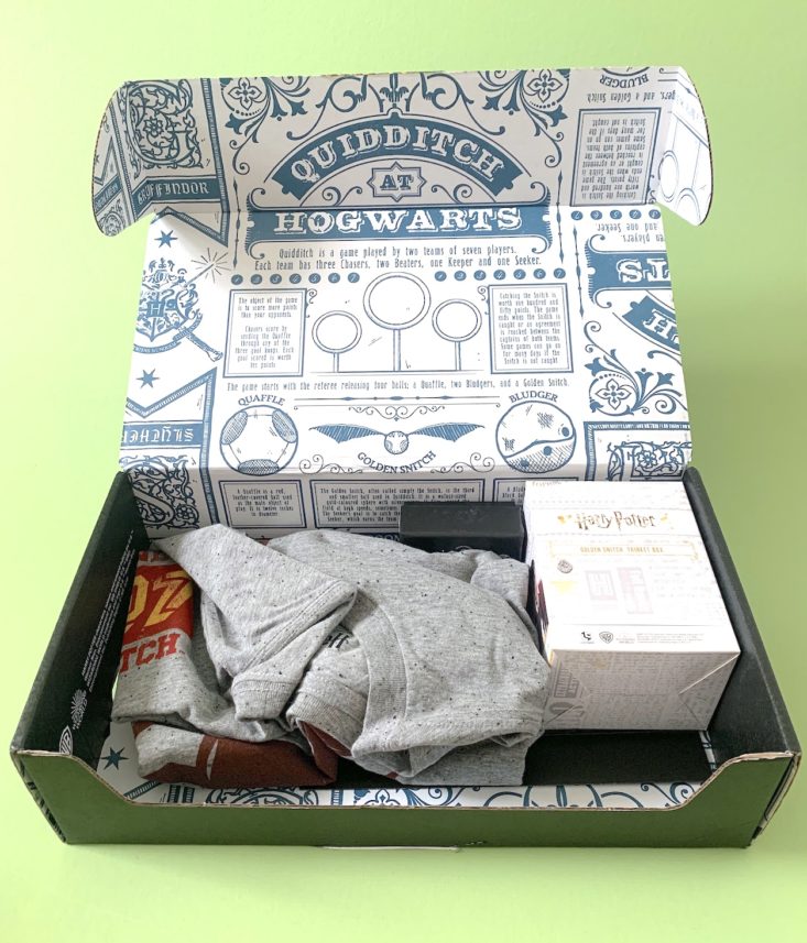 J.K. Rowling’s Wizarding World Crate May 2019 - Open Box Front 1