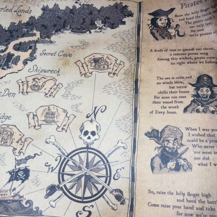 Little Bookish Wardrobe Review May 2019 - Pirate Map 3 Top