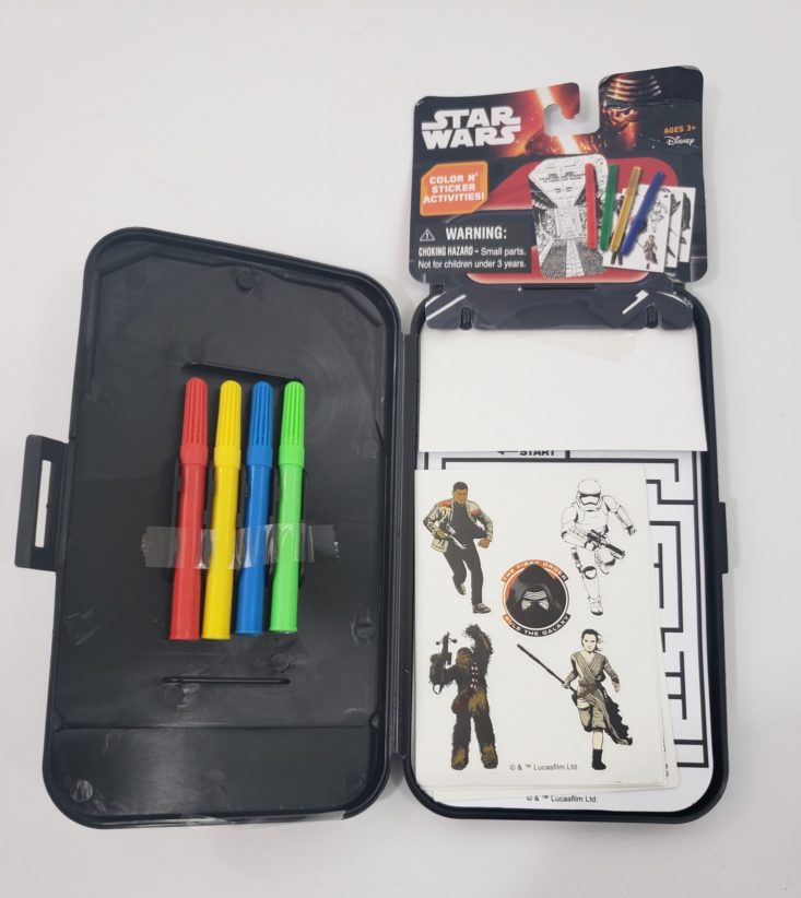MINI MYSTERY BOX BY JAMMINBUTTER May 2019 – Star Wars Color n Sticker Activity 3 Open