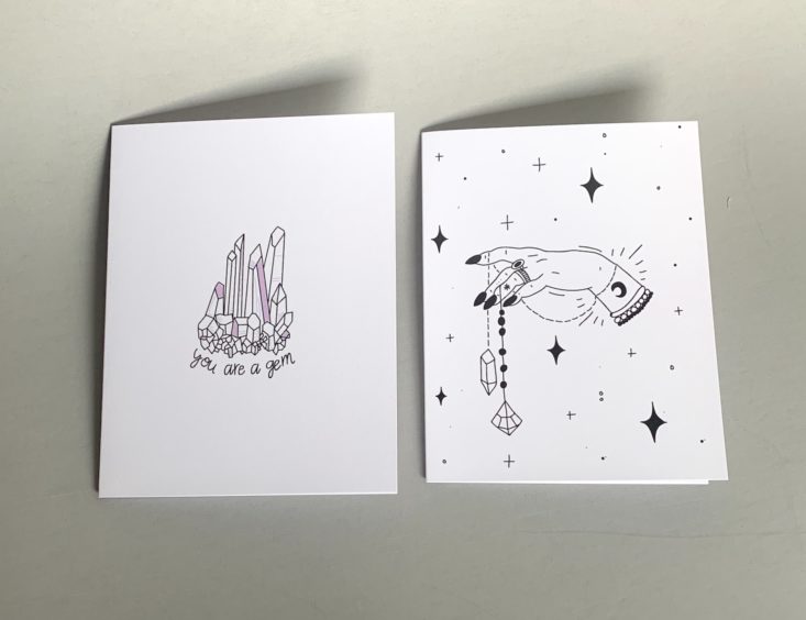 MoonBox June 2019 - Love In Letters Designs Hand Drawn Stationery 1