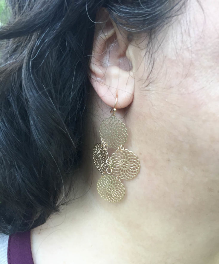 Nadine West May 2019 - Marigold Quarters Earrings 2