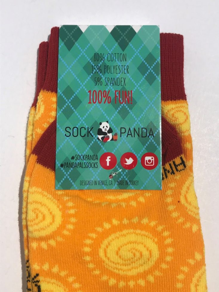Sock Panda Women July 2019 - sun sock back tag Top