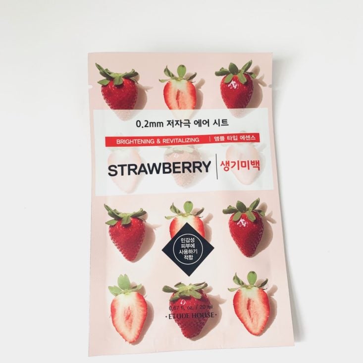Sooni Mask June 2019 strawberry