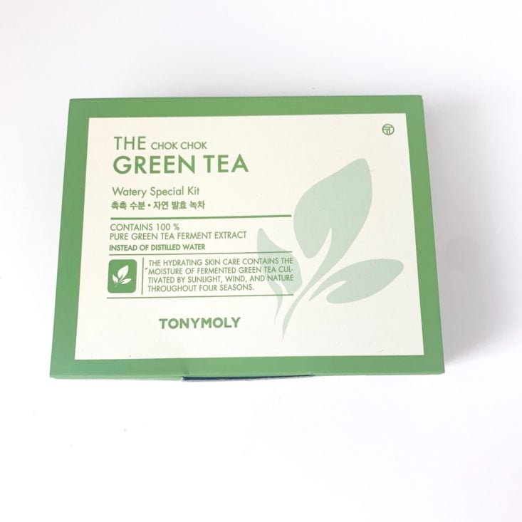TONYMOLY Monthly Bundle Review May 2019 - The Chok Chok Green Tea Special Kit 1 Top