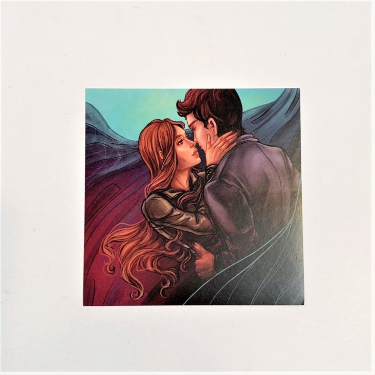 The Bookish Box “I Ship It” April 2019 - Edward And Bella Illustration Sticker By Diana Dworak Front