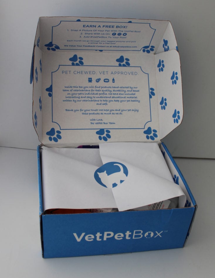 Vet Pet Box Cat June 2019 - Inside Front