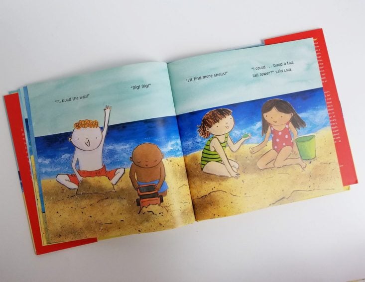 Amazon Prime Books Kids Ages 3-5 sandcastle book inside 3