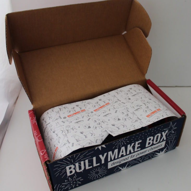 Bullymake Box July 2019 - Box Opened Top