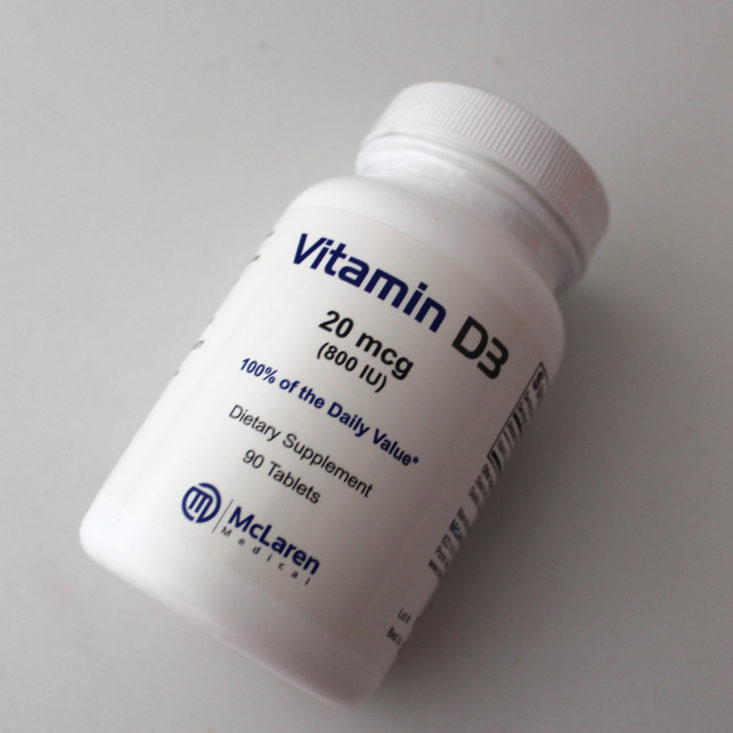 Bulu Box July 2019 - McLaren Medical Vitamin D3 Top