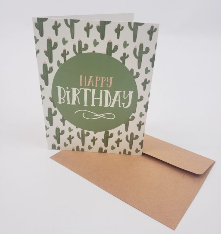 FLAIR & PAPER Subscription Box June 2019 - Happy Birthday Greeting Card