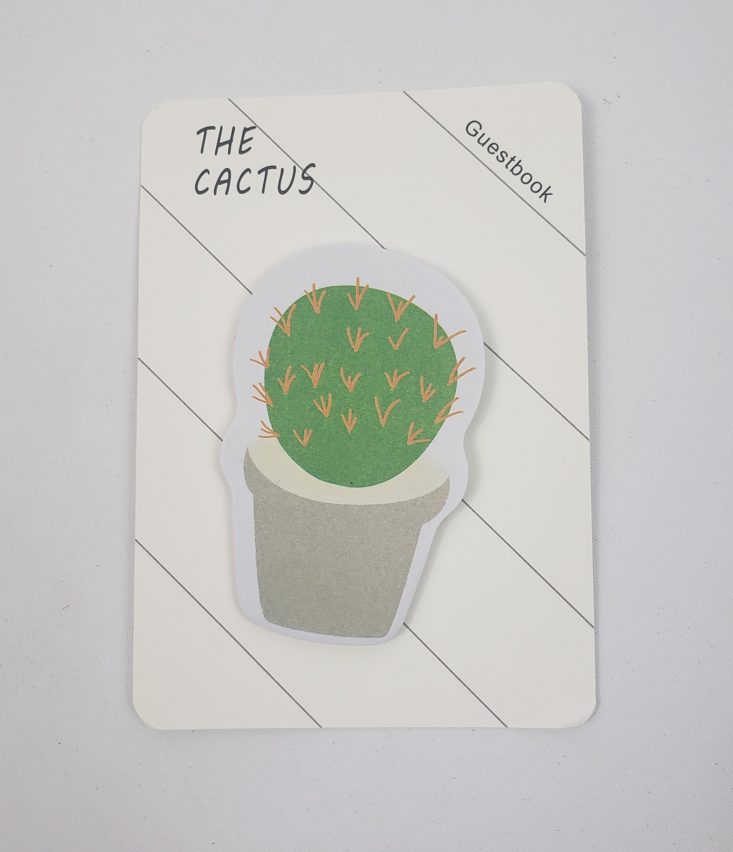 FLAIR & PAPER Subscription Box June 2019 - The Cactus Sticky Notes