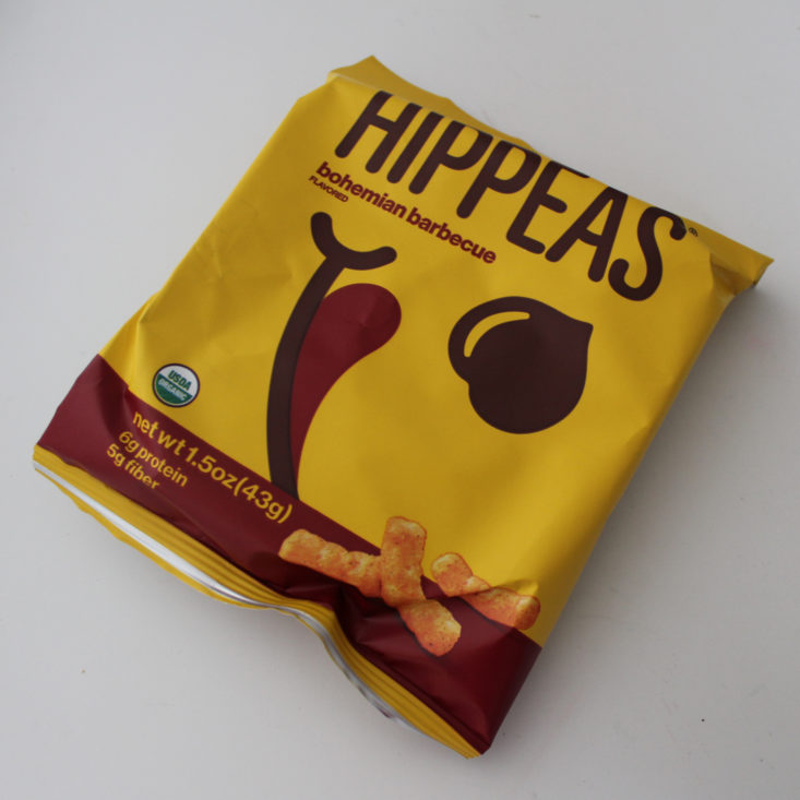 Fit Snack Box July 2019 - Hippeas Bohemian Barbecue Packed Top