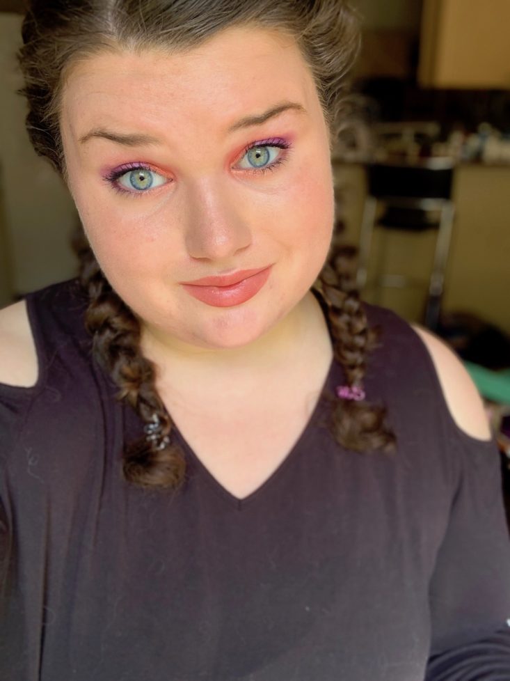 Proscription Beauty Box Summer 2019 - Finished Look