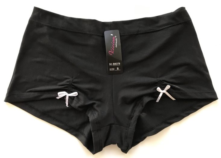 Rose War Panty Power June 2019 - Black Period Panties Front