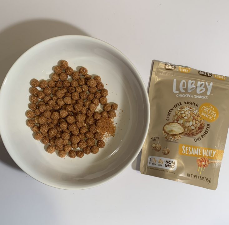 SnackSack Gluten Free May 2019 - Chickpea Plated Top