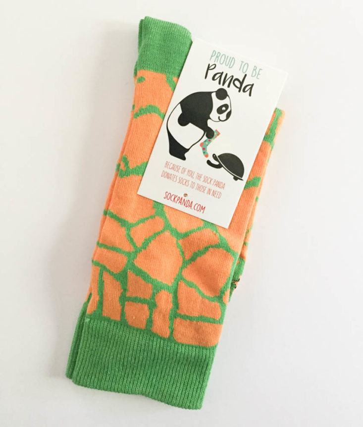 Sock Panda Men May 2019 - Giraffe Print Socks 1