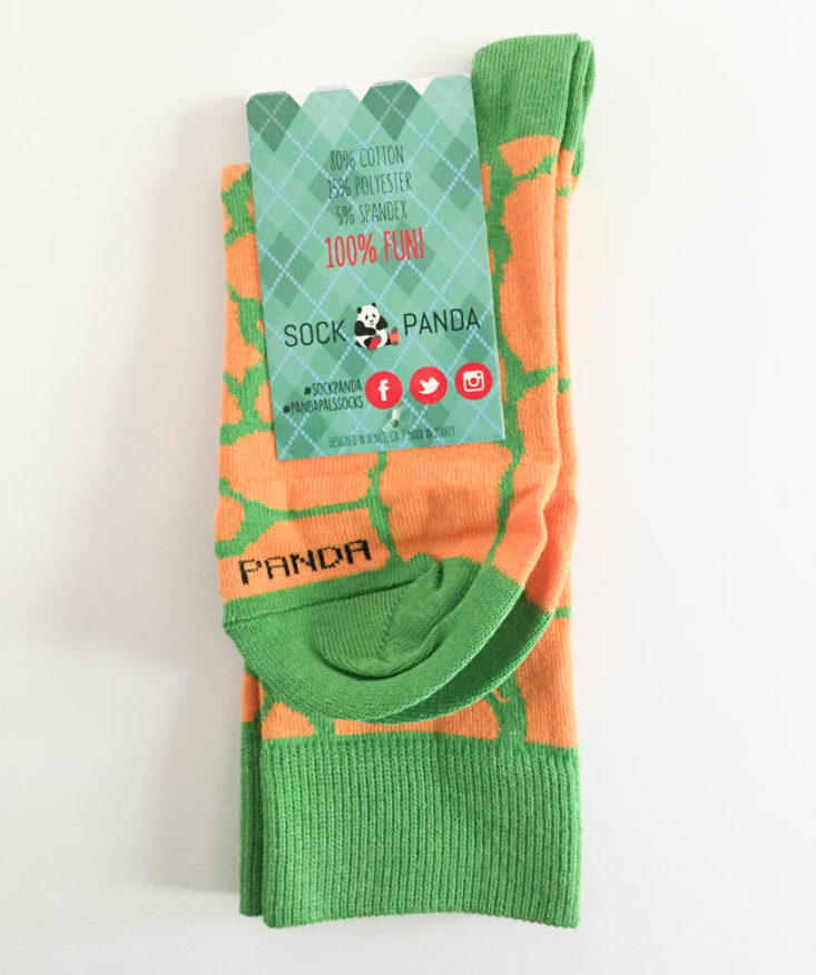 Sock Panda Men May 2019 - Giraffe Print Socks 2