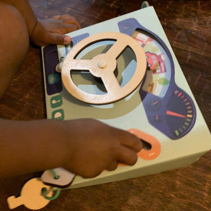 Tadpole Crate “Ride With Me” May 2019 Review -Steering Wheel 1a