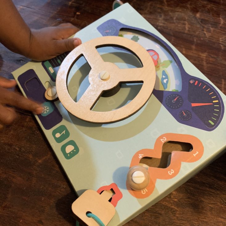 Tadpole Crate “Ride With Me” May 2019 Review - Steering Wheel 1b Top