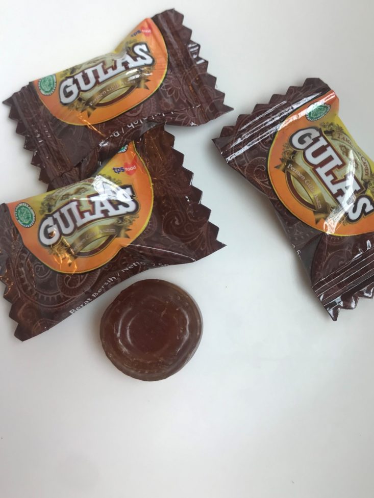 Universal Yums July 2019 - Gulas Tamarind Candy Opened