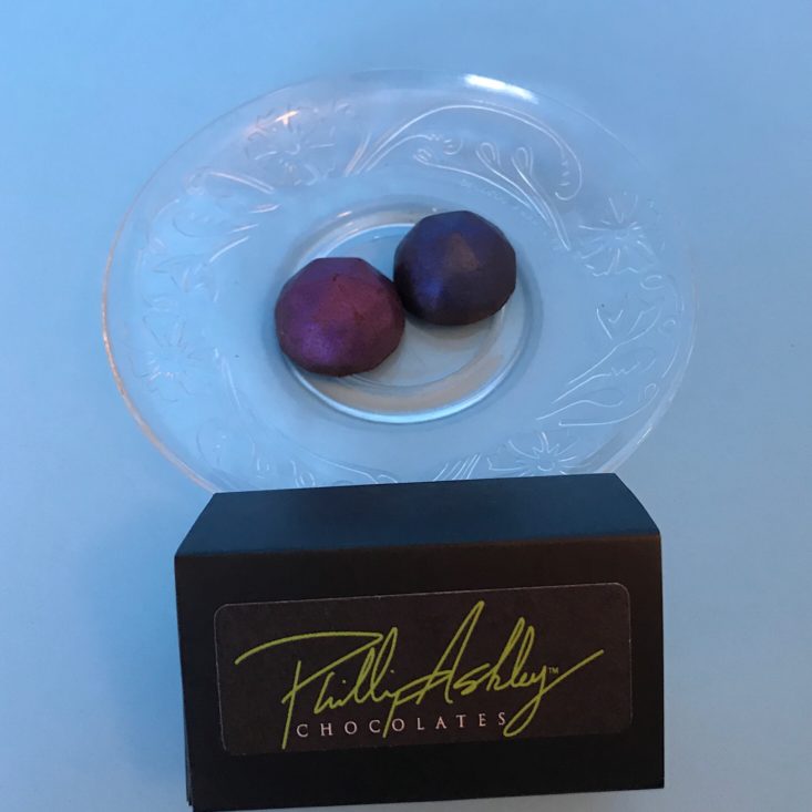 ZaaBox Women of Color Subscription Review June 2019 - chocolate on plate Top