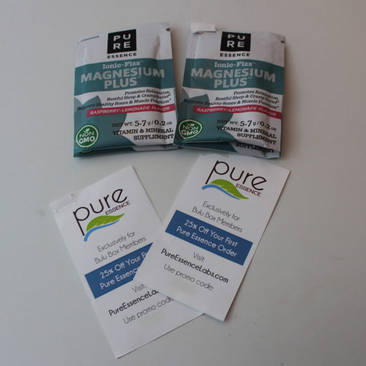 Bulu Box August 2019 - Pure Essence Ionic Fizz Magnesium Plus Top