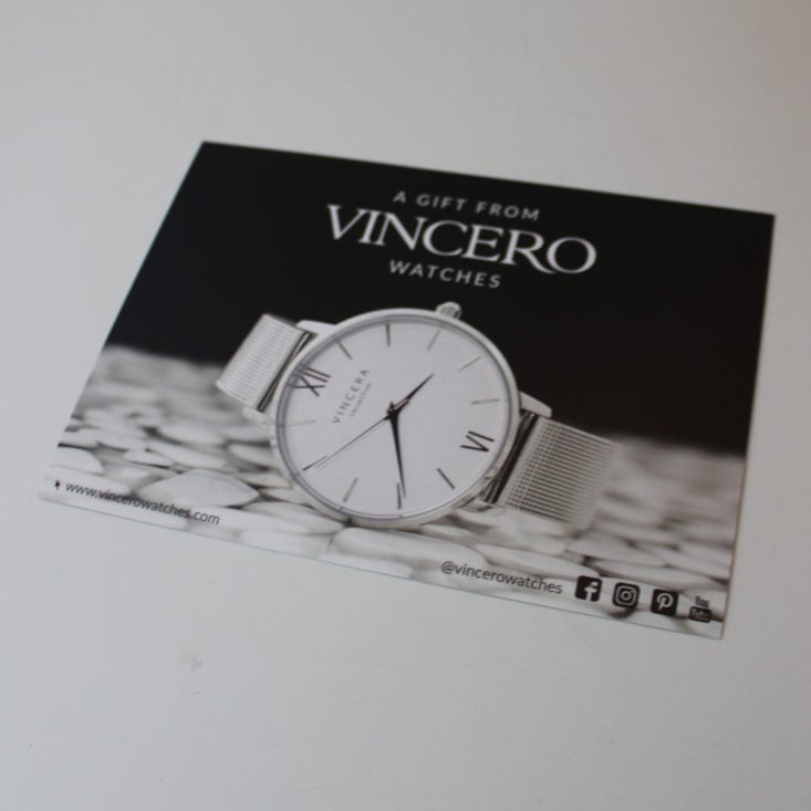 Bulu Box Weight Loss Subscription Box August 2019 - Vincero Watches Ad Front Top