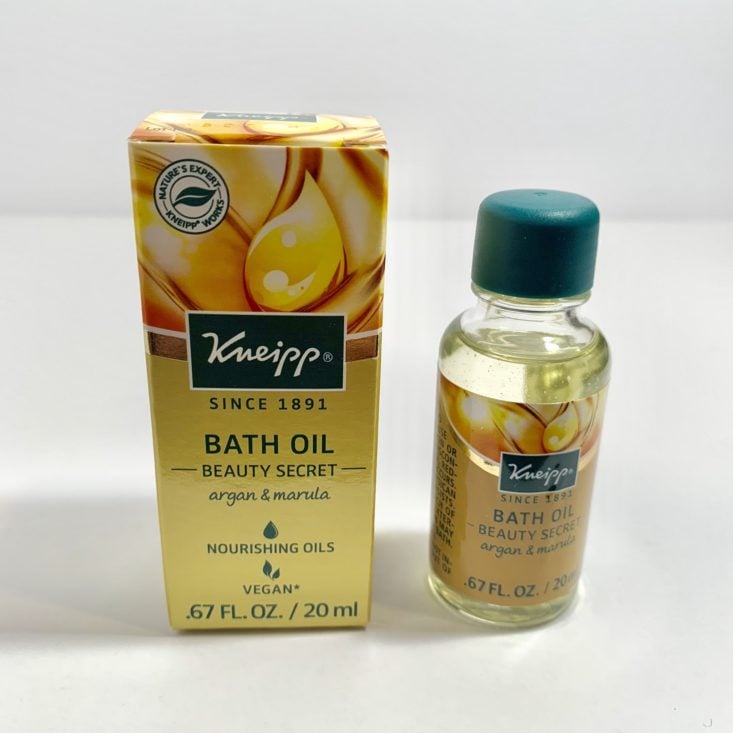 Cocotique May 2019 - Bath Oil Opened Front