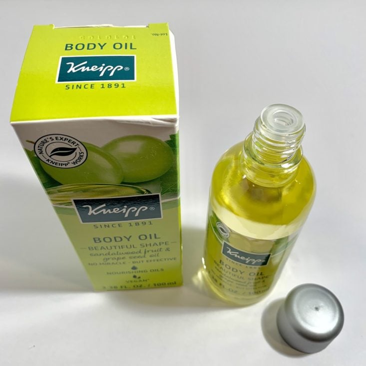 Cocotique May 2019 - Body Oil Opened Top