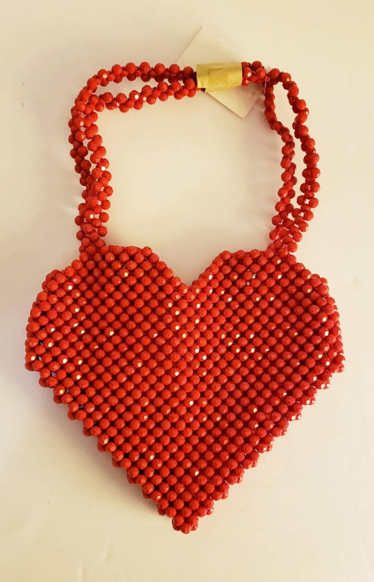 Dia & Co Subscription Box July 2019 - Replaced Acrylic Bead Heart Bag With Lining Top