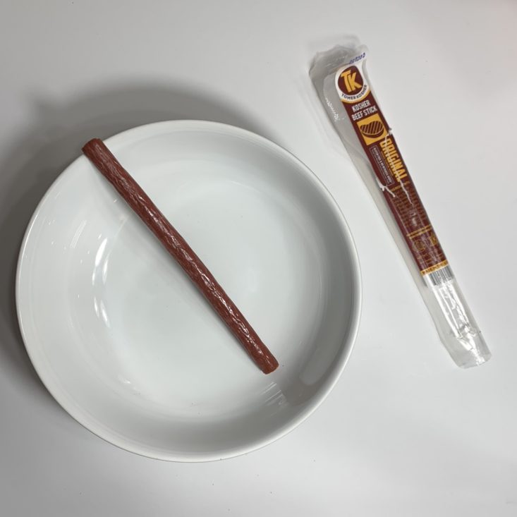 Keto Krate Subscription Box July 2019 - Beef Stick Plated Top