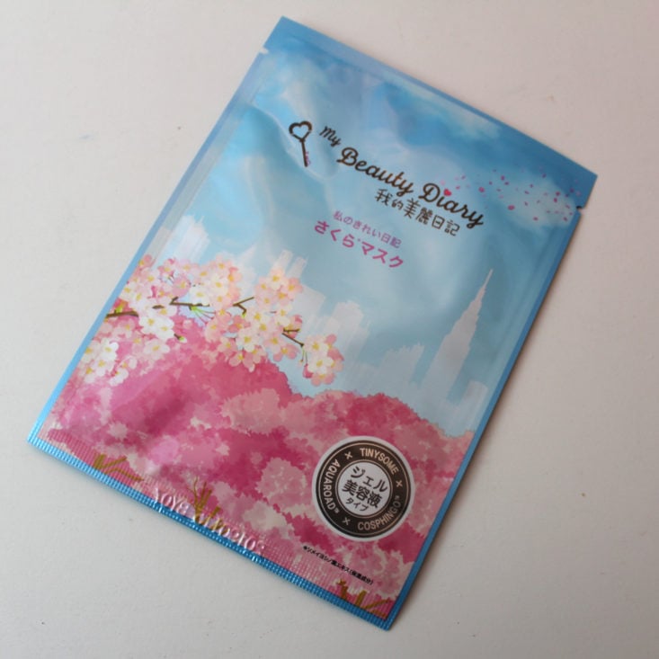 Mask Maven July 2019 - My Beauty Diary Japanese Sakura Mask Top