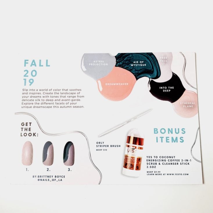 Orly Fall 2019 info 2