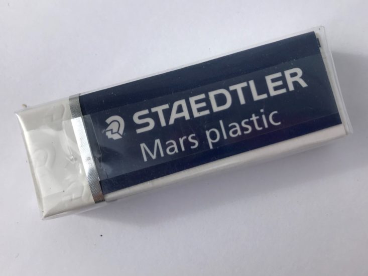 Paletteful Packs August 2019 - Mars Plastic Eraser