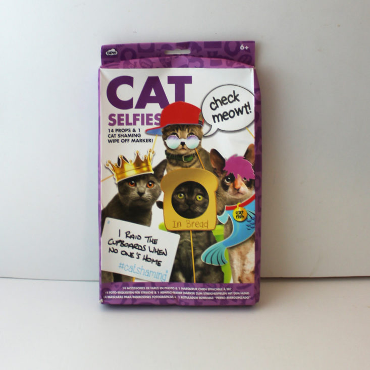Pet Treater Cat August 2019 - Cat Selfie Sticker Packed Front