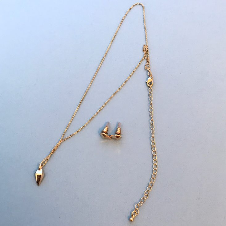 SinglesSwag August 2019 - Monarch Bloom Necklace + Earrings Set